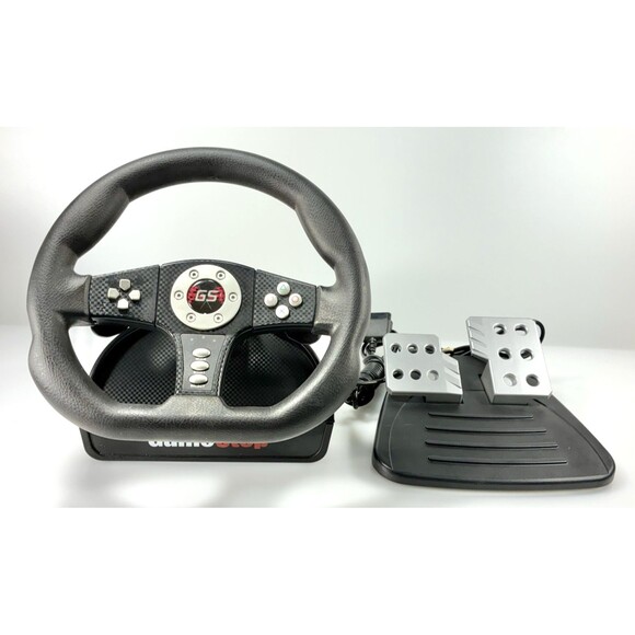 GameStop GS PlayStation 2 BB-031 Wired Racing Wheel and Pedals Tested - Picture 2 of 14